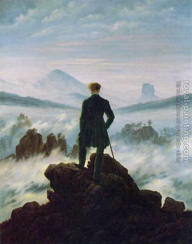 Caspar David Friedrich : Wanderer above the Sea of Fog